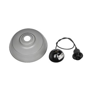 glo-203-0287-203_0287_10 GLOBOSTAR® LOAN 203-0287 ΜΟΝΤΕΡΝΟ ΚΡΕΜΑΣΤΟ ΦΩΤΙΣΤΙΚΟ ΟΡΟΦΗΣ ΜΕ ΝΤΟΥΙ 1 X E27 AC 220-240V IP20 - ΓΚΡΙ ΔΙΑΦΑΝΟ - Μ25.5 X Π25.5 X Υ17CM