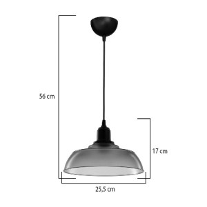 glo-203-0287-203_0287_3.webp GLOBOSTAR® LOAN 203-0287 ΜΟΝΤΕΡΝΟ ΚΡΕΜΑΣΤΟ ΦΩΤΙΣΤΙΚΟ ΟΡΟΦΗΣ ΜΕ ΝΤΟΥΙ 1 X E27 AC 220-240V I