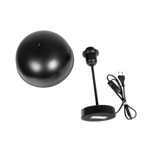 glo-203-0296-203_0296_9 GLOBOSTAR® GAZETA 203-0296 ΜΟΝΤΕΡΝΟ ΕΠΙΤΡΑΠΕΖΙΟ ΦΩΤΙΣΤΙΚΟ ΠΟΡΤΑΤΙΦ ΜΕ ΝΤΟΥΙ 1 X E27 AC 220-240V IP20 - ΜΑΥΡΟ - Μ25 X Π25 X Υ39CM