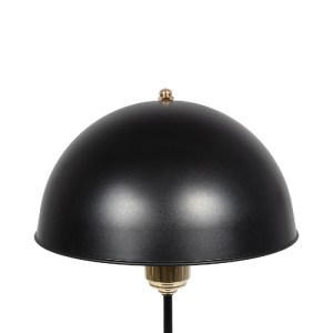 glo-203-0298-203_0298_6 GLOBOSTAR® GAZETA 203-0298 ΜΟΝΤΕΡΝΟ ΕΠΙΤΡΑΠΕΖΙΟ ΦΩΤΙΣΤΙΚΟ ΠΟΡΤΑΤΙΦ ΜΕ ΝΤΟΥΙ 1 X E27 AC 220-240V IP20 - ΜΑΥΡΟ & ΧΡΥΣΟ - Μ25 X Π25 X Υ39CM
