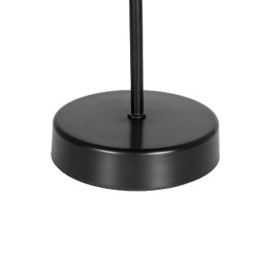 glo-203-0299-203_0299_7 GLOBOSTAR® GAZETA 203-0299 ΜΟΝΤΕΡΝΟ ΕΠΙΤΡΑΠΕΖΙΟ ΦΩΤΙΣΤΙΚΟ ΠΟΡΤΑΤΙΦ ΜΕ ΝΤΟΥΙ 1 X E27 AC 220-240V IP20 - ΜΑΥΡΟ & ΜΠΡΟΝΖΕ - Μ25 X Π25 X Υ39CM