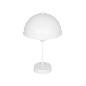 glo-203-0301-203_0301_1 GLOBOSTAR® GAZETA 203-0301 ΜΟΝΤΕΡΝΟ ΕΠΙΤΡΑΠΕΖΙΟ ΦΩΤΙΣΤΙΚΟ ΠΟΡΤΑΤΙΦ ΜΕ ΝΤΟΥΙ 1 X E27 AC 220-240V IP20 - ΛΕΥΚΟ  - Μ25 X Π25 X Υ39CM