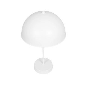 glo-203-0301-203_0301_5 GLOBOSTAR® GAZETA 203-0301 ΜΟΝΤΕΡΝΟ ΕΠΙΤΡΑΠΕΖΙΟ ΦΩΤΙΣΤΙΚΟ ΠΟΡΤΑΤΙΦ ΜΕ ΝΤΟΥΙ 1 X E27 AC 220-240V IP20 - ΛΕΥΚΟ  - Μ25 X Π25 X Υ39CM