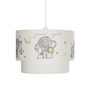 glo-204-0002-204_0002_4 GLOBOSTAR® ELEPHANT 204-0002 ΠΑΙΔΙΚΟ ΚΡΕΜΑΣΤΟ ΦΩΤΙΣΤΙΚΟ ΦΙΓΟΥΡΑ ΜΟΝΟΦΩΤΟ 1 X E27 IP20 ΛΕΥΚΟ ΥΦΑΣΜΑ - Μ30 X Π30 X Υ70CM