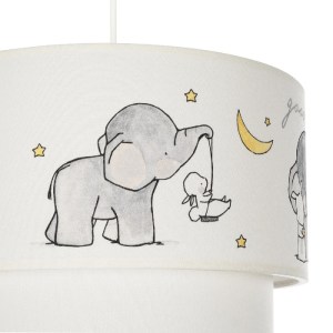 glo-204-0002-204_0002_8 GLOBOSTAR® ELEPHANT 204-0002 ΠΑΙΔΙΚΟ ΚΡΕΜΑΣΤΟ ΦΩΤΙΣΤΙΚΟ ΦΙΓΟΥΡΑ ΜΟΝΟΦΩΤΟ 1 X E27 IP20 ΛΕΥΚΟ ΥΦΑΣΜΑ - Μ30 X Π30 X Υ70CM