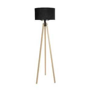 glo-204-0041-204_0041_3 GLOBOSTAR® SAGA 204-0041 ΜΟΝΤΕΡΝΟ EΠΙΔΑΠΕΔΙΟ ΦΩΤΙΣΤΙΚΟ ΜΟΝΟΦΩΤΟ 1 X E27 IP20 ΜΠΕΖ ΞΥΛΟ ΜΕ ΜΑΥΡΟ ΥΦΑΣΜΑ - Μ38 X Π38 X Υ140CM