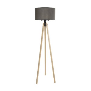 glo-204-0044-204_0044_3 GLOBOSTAR® SAGA 204-0044 ΜΟΝΤΕΡΝΟ EΠΙΔΑΠΕΔΙΟ ΦΩΤΙΣΤΙΚΟ ΜΟΝΟΦΩΤΟ 1 X E27 IP20 ΜΠΕΖ ΞΥΛΟ ΜΕ ΓΚΡΙ ΥΦΑΣΜΑ - Μ38 X Π38 X Υ140CM
