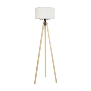 glo-204-0046-204_0046_3 GLOBOSTAR® SAGA 204-0046 ΜΟΝΤΕΡΝΟ EΠΙΔΑΠΕΔΙΟ ΦΩΤΙΣΤΙΚΟ ΜΟΝΟΦΩΤΟ 1 X E27 IP20 ΜΠΕΖ ΞΥΛΟ ΜΕ ΛΕΥΚΟ ΥΦΑΣΜΑ - Μ38 X Π38 X Υ140CM