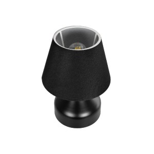 glo-204-0058-204_0058_5 GLOBOSTAR® PYRAMID 204-0058 ΜΟΝΤΕΡΝΟ ΕΠΙΤΡΑΠΕΖΙΟ ΦΩΤΙΣΤΙΚΟ ΠΟΡΤΑΤΙΦ ΜΕ ΝΤΟΥΙ 1 X E27 AC 220-240V IP20 - ΜΑΥΡΟ - Μ22 X Π22 X Υ30CM