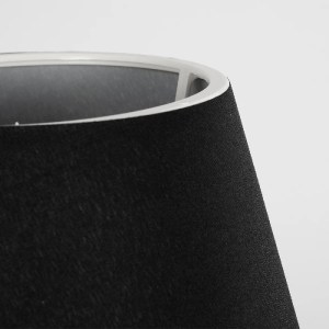 glo-204-0058-204_0058_6 GLOBOSTAR® PYRAMID 204-0058 ΜΟΝΤΕΡΝΟ ΕΠΙΤΡΑΠΕΖΙΟ ΦΩΤΙΣΤΙΚΟ ΠΟΡΤΑΤΙΦ ΜΕ ΝΤΟΥΙ 1 X E27 AC 220-240V IP20 - ΜΑΥΡΟ - Μ22 X Π22 X Υ30CM