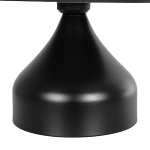 glo-204-0058-204_0058_7 GLOBOSTAR® PYRAMID 204-0058 ΜΟΝΤΕΡΝΟ ΕΠΙΤΡΑΠΕΖΙΟ ΦΩΤΙΣΤΙΚΟ ΠΟΡΤΑΤΙΦ ΜΕ ΝΤΟΥΙ 1 X E27 AC 220-240V IP20 - ΜΑΥΡΟ - Μ22 X Π22 X Υ30CM