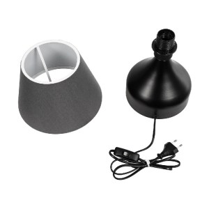glo-204-0059-204_0059_9 GLOBOSTAR® MICKEY 204-0059 ΜΟΝΤΕΡΝΟ ΕΠΙΤΡΑΠΕΖΙΟ ΦΩΤΙΣΤΙΚΟ ΠΟΡΤΑΤΙΦ ΜΕ ΝΤΟΥΙ 1 X E27 AC 220-240V IP20 - ΜΑΥΡΟ - Μ22 X Π22 X Υ30CM