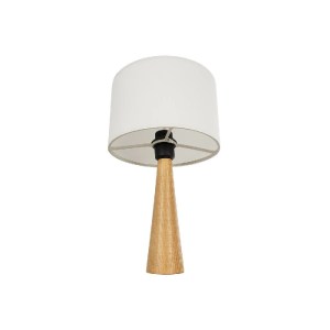 glo-204-0066-204_0066_4 GLOBOSTAR® COBRA 204-0066 ΜΟΝΤΕΡΝΟ ΕΠΙΤΡΑΠΕΖΙΟ ΦΩΤΙΣΤΙΚΟ ΠΟΡΤΑΤΙΦ ΜΕ ΝΤΟΥΙ 1 X E27 AC 220-240V IP20 - ΜΠΕΖ & ΛΕΥΚΟ - Μ24 X Π24 X Υ38CM