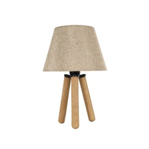 glo-204-0067-204_0067_3 GLOBOSTAR® CAP 204-0067 ΜΟΝΤΕΡΝΟ ΕΠΙΤΡΑΠΕΖΙΟ ΦΩΤΙΣΤΙΚΟ ΠΟΡΤΑΤΙΦ ΜΕ ΝΤΟΥΙ 1 X E27 AC 220-240V IP20 - ΚΑΦΕ & ΜΠΕΖ - Μ22 X Π22 X Υ33CM