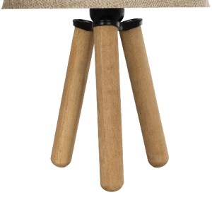 glo-204-0067-204_0067_7 GLOBOSTAR® CAP 204-0067 ΜΟΝΤΕΡΝΟ ΕΠΙΤΡΑΠΕΖΙΟ ΦΩΤΙΣΤΙΚΟ ΠΟΡΤΑΤΙΦ ΜΕ ΝΤΟΥΙ 1 X E27 AC 220-240V IP20 - ΚΑΦΕ & ΜΠΕΖ - Μ22 X Π22 X Υ33CM