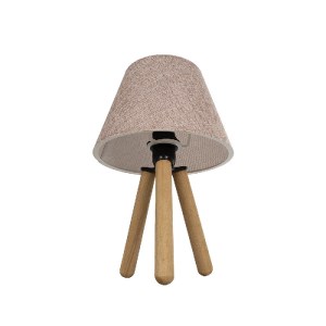 glo-204-0070-204_0070_4 GLOBOSTAR® CAP 204-0070 ΜΟΝΤΕΡΝΟ ΕΠΙΤΡΑΠΕΖΙΟ ΦΩΤΙΣΤΙΚΟ ΠΟΡΤΑΤΙΦ ΜΕ ΝΤΟΥΙ 1 X E27 AC 220-240V IP20 - ΚΑΦΕ & ΡΟΖ - Μ22 X Π22 X Υ33CM