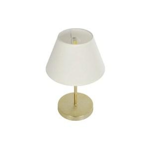 glo-204-0071-204_0071_5 GLOBOSTAR® GLOSSY 204-0071 ΜΟΝΤΕΡΝΟ ΕΠΙΤΡΑΠΕΖΙΟ ΦΩΤΙΣΤΙΚΟ ΠΟΡΤΑΤΙΦ ΜΕ ΝΤΟΥΙ 1 X E27 AC 220-240V IP20 - ΧΡΥΣΟ & ΛΕΥΚΟ - Μ22 X Π22 X Υ37CM