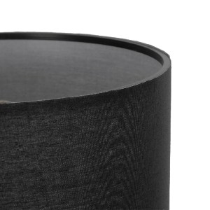 glo-204-0072-204_0072_6 GLOBOSTAR® STRING 204-0072 ΜΟΝΤΕΡΝΟ ΕΠΙΤΡΑΠΕΖΙΟ ΦΩΤΙΣΤΙΚΟ ΠΟΡΤΑΤΙΦ ΜΕ ΝΤΟΥΙ 1 X E27 AC 220-240V IP20 - ΜΑΥΡΟ & ΜΠΕΖ - Μ24 X Π24 X Υ37CM