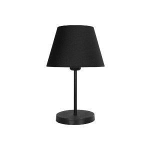 glo-204-0074-204_0074_3 GLOBOSTAR® LARA 204-0074 ΜΟΝΤΕΡΝΟ ΕΠΙΤΡΑΠΕΖΙΟ ΦΩΤΙΣΤΙΚΟ ΠΟΡΤΑΤΙΦ ΜΕ ΝΤΟΥΙ 1 X E27 AC 220-240V IP20 - ΜΑΥΡΟ - Μ22 X Π22 X Υ36CM