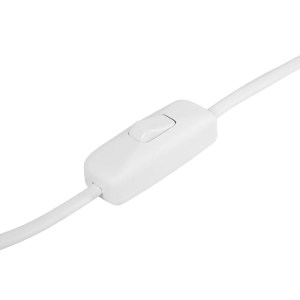 glo-204-0081-204_0081_8 GLOBOSTAR® CIA 204-0081 ΜΟΝΤΕΡΝΟ ΕΠΙΤΡΑΠΕΖΙΟ ΦΩΤΙΣΤΙΚΟ ΠΟΡΤΑΤΙΦ ΜΕ ΝΤΟΥΙ 1 X E27 AC 220-240V IP20 - ΛΕΥΚΟ & ΜΑΥΡΟ - Μ24 X Π24 X Υ31CM