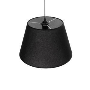 glo-204-0088-204_0088_6 GLOBOSTAR® TRIANGLE 204-0088 ΜΟΝΤΕΡΝΟ ΚΡΕΜΑΣΤΟ ΦΩΤΙΣΤΙΚΟ ΟΡΟΦΗΣ ΜΕ ΝΤΟΥΙ 1 X E27 AC 220-240V IP20 - ΜΑΥΡΟ - Μ35 X Π35 X Υ24CM