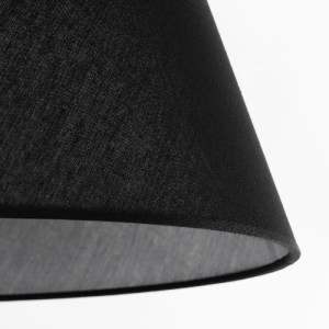 glo-204-0088-204_0088_8 GLOBOSTAR® TRIANGLE 204-0088 ΜΟΝΤΕΡΝΟ ΚΡΕΜΑΣΤΟ ΦΩΤΙΣΤΙΚΟ ΟΡΟΦΗΣ ΜΕ ΝΤΟΥΙ 1 X E27 AC 220-240V IP20 - ΜΑΥΡΟ - Μ35 X Π35 X Υ24CM