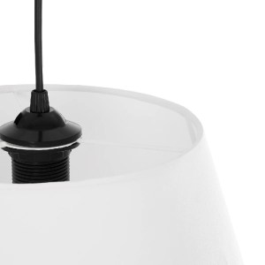 glo-204-0089-204_0089_7 GLOBOSTAR® TRIANGLE 204-0089 ΜΟΝΤΕΡΝΟ ΚΡΕΜΑΣΤΟ ΦΩΤΙΣΤΙΚΟ ΟΡΟΦΗΣ ΜΕ ΝΤΟΥΙ 1 X E27 AC 220-240V IP20 - ΛΕΥΚΟ - Μ35 X Π35 X Υ24CM
