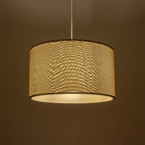 glo-204-0090-204_0090_2 GLOBOSTAR® LOFTY 204-0090 ΜΟΝΤΕΡΝΟ ΚΡΕΜΑΣΤΟ ΦΩΤΙΣΤΙΚΟ ΟΡΟΦΗΣ ΜΕ ΝΤΟΥΙ 1 X E27 AC 220-240V IP20 - ΜΠΕΖ - Μ37 X Π37 X Υ21CM