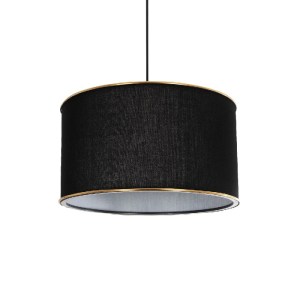 glo-204-0092-204_0092_0 GLOBOSTAR® LOFTY 204-0092 ΜΟΝΤΕΡΝΟ ΚΡΕΜΑΣΤΟ ΦΩΤΙΣΤΙΚΟ ΟΡΟΦΗΣ ΜΕ ΝΤΟΥΙ 1 X E27 AC 220-240V IP20 - ΜΑΥΡΟ - Μ37 X Π37 X Υ21CM