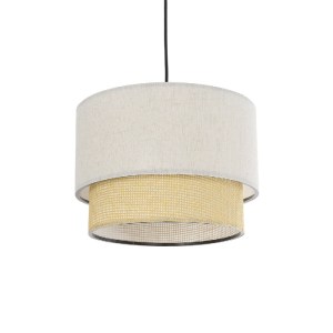 glo-204-0099-204_0099_0 GLOBOSTAR® BIGGIE 204-0099 ΜΟΝΤΕΡΝΟ ΚΡΕΜΑΣΤΟ ΦΩΤΙΣΤΙΚΟ ΟΡΟΦΗΣ ΜΕ ΝΤΟΥΙ 1 X E27 AC 220-240V IP20 - ΜΠΕΖ - Μ30 X Π30 X Υ26CM