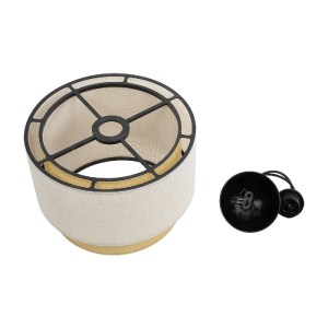 glo-204-0099-204_0099_10 GLOBOSTAR® BIGGIE 204-0099 ΜΟΝΤΕΡΝΟ ΚΡΕΜΑΣΤΟ ΦΩΤΙΣΤΙΚΟ ΟΡΟΦΗΣ ΜΕ ΝΤΟΥΙ 1 X E27 AC 220-240V IP20 - ΜΠΕΖ - Μ30 X Π30 X Υ26CM