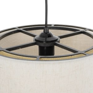 glo-204-0099-204_0099_8 GLOBOSTAR® BIGGIE 204-0099 ΜΟΝΤΕΡΝΟ ΚΡΕΜΑΣΤΟ ΦΩΤΙΣΤΙΚΟ ΟΡΟΦΗΣ ΜΕ ΝΤΟΥΙ 1 X E27 AC 220-240V IP20 - ΜΠΕΖ - Μ30 X Π30 X Υ26CM
