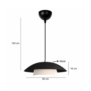 glo-204-0117-204_0117_2.webp GLOBOSTAR® AURA 204-0117 ΜΟΝΤΕΡΝΟ ΚΡΕΜΑΣΤΟ ΦΩΤΙΣΤΙΚΟ ΚΑΜΠΑΝΑ ΜΟΝΟΦΩΤΟ 1 X E27 IP20 ΜΑΥΡΟ &