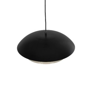 glo-204-0117-204_0117_6 GLOBOSTAR® AURA 204-0117 ΜΟΝΤΕΡΝΟ ΚΡΕΜΑΣΤΟ ΦΩΤΙΣΤΙΚΟ ΟΡΟΦΗΣ ΜΕ ΝΤΟΥΙ 1 X E27 AC 220-240V IP20 - ΜΑΥΡΟ & ΛΕΥΚΟ - Μ31 X Π31 X Υ27CM