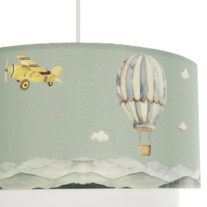 glo-204-0120-204_0120_7 GLOBOSTAR® BALLON 204-0120 ΠΑΙΔΙΚΟ ΚΡΕΜΑΣΤΟ ΦΩΤΙΣΤΙΚΟ ΟΡΟΦΗΣ ΜΕ ΝΤΟΥΙ 1 X E27 AC 220-240V IP20 - ΠΟΛΥΧΡΩΜΟ - Μ30 X Π30 X Υ20CM