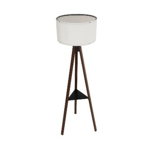 glo-204-0129-204_0129_5 GLOBOSTAR® SHELF 204-0129 ΜΟΝΤΕΡΝΟ ΕΠΙΔΑΠΕΔΙΟ ΦΩΤΙΣΤΙΚΟ ΜΕ ΝΤΟΥΙ 1 X E27 AC 220-240V IP20 - ΚΑΦΕ & ΜΠΕΖ - Μ45 X Π45 X Υ135CM