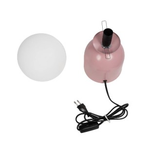 glo-204-0134-204_0134_9 GLOBOSTAR® MAGIC 204-0134 ΜΟΝΤΕΡΝΟ ΕΠΙΤΡΑΠΕΖΙΟ ΦΩΤΙΣΤΙΚΟ ΠΟΡΤΑΤΙΦ ΜΕ ΝΤΟΥΙ 1 X E14 AC 220-240V IP20 - ΡΟΖ & ΛΕΥΚΟ - Μ15 X Π15 X Υ28CM