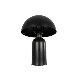 glo-204-0146-204_0146_4 GLOBOSTAR® GASCO 204-0146 ΜΟΝΤΕΡΝΟ ΕΠΙΤΡΑΠΕΖΙΟ ΦΩΤΙΣΤΙΚΟ ΠΟΡΤΑΤΙΦ ΜΕ ΝΤΟΥΙ 1 X E27 AC 220-240V IP20 - ΜΑΥΡΟ - Μ26 X Π26 X Υ35CM