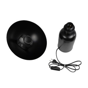 glo-204-0146-204_0146_9 GLOBOSTAR® GASCO 204-0146 ΜΟΝΤΕΡΝΟ ΕΠΙΤΡΑΠΕΖΙΟ ΦΩΤΙΣΤΙΚΟ ΠΟΡΤΑΤΙΦ ΜΕ ΝΤΟΥΙ 1 X E27 AC 220-240V IP20 - ΜΑΥΡΟ - Μ26 X Π26 X Υ35CM