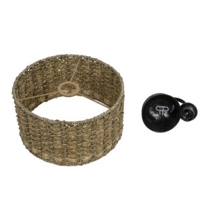 glo-204-0157-204_0157_10 GLOBOSTAR® POMEGRANDE 204-0157 BOHO ΚΡΕΜΑΣΤΟ ΦΩΤΙΣΤΙΚΟ ΟΡΟΦΗΣ ΜΕ ΝΤΟΥΙ 1 X E27 AC 220-240V IP20 - ΜΠΕΖ - Μ31 X Π31 X Υ18CM
