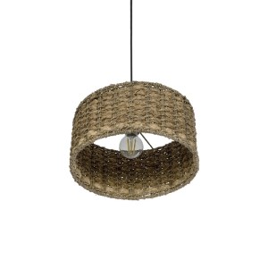 glo-204-0157-204_0157_5 GLOBOSTAR® POMEGRANDE 204-0157 BOHO ΚΡΕΜΑΣΤΟ ΦΩΤΙΣΤΙΚΟ ΟΡΟΦΗΣ ΜΕ ΝΤΟΥΙ 1 X E27 AC 220-240V IP20 - ΜΠΕΖ - Μ31 X Π31 X Υ18CM