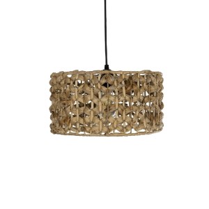glo-204-0160-204_0160_4 GLOBOSTAR® POMEGRANDE 204-0160 BOHO ΚΡΕΜΑΣΤΟ ΦΩΤΙΣΤΙΚΟ ΟΡΟΦΗΣ ΜΕ ΝΤΟΥΙ 1 X E27 AC 220-240V IP20 - ΚΑΦΕ - Μ30 X Π30 X Υ19CM