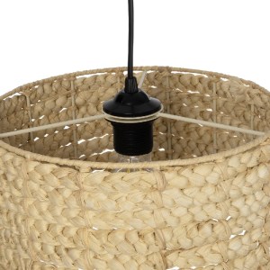 glo-204-0161-204_0161_8 GLOBOSTAR® POMEGRANDE 204-0161 BOHO ΚΡΕΜΑΣΤΟ ΦΩΤΙΣΤΙΚΟ ΟΡΟΦΗΣ ΜΕ ΝΤΟΥΙ 1 X E27 AC 220-240V IP20 - ΜΠΕΖ - Μ32 X Π32 X Υ19CM