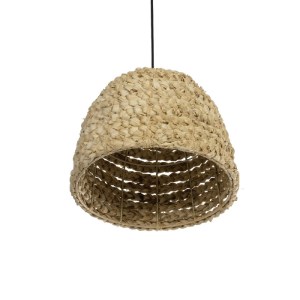 glo-204-0163-204_0163_5 GLOBOSTAR® MEKA 204-0163 BOHO ΚΡΕΜΑΣΤΟ ΦΩΤΙΣΤΙΚΟ ΟΡΟΦΗΣ ΜΕ ΝΤΟΥΙ 1 X E27 AC 220-240V IP20 - ΜΠΕΖ - Μ30 X Π30 X Υ25CM