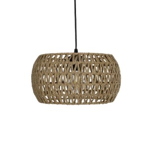glo-204-0168-204_0168_4 GLOBOSTAR® DARIO 204-0168 BOHO ΚΡΕΜΑΣΤΟ ΦΩΤΙΣΤΙΚΟ ΟΡΟΦΗΣ ΜΕ ΝΤΟΥΙ 1 X E27 AC 220-240V IP20 - ΚΑΦΕ - Μ31 X Π31 X Υ18,5CM