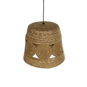 glo-204-0170-204_0170_6 GLOBOSTAR® PANIER 204-0170 BOHO ΚΡΕΜΑΣΤΟ ΦΩΤΙΣΤΙΚΟ ΟΡΟΦΗΣ ΜΕ ΝΤΟΥΙ 1 X E27 AC 220-240V IP20 - ΜΠΕΖ - Μ32 X Π32 X Υ30CM