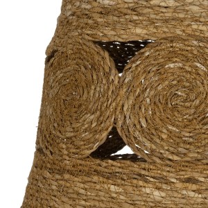 glo-204-0170-204_0170_8 GLOBOSTAR® PANIER 204-0170 BOHO ΚΡΕΜΑΣΤΟ ΦΩΤΙΣΤΙΚΟ ΟΡΟΦΗΣ ΜΕ ΝΤΟΥΙ 1 X E27 AC 220-240V IP20 - ΜΠΕΖ - Μ32 X Π32 X Υ30CM