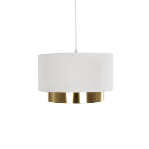 glo-204-0173-204_0173_4 GLOBOSTAR® BASIL 204-0173 ΜΟΝΤΕΡΝΟ ΚΡΕΜΑΣΤΟ ΦΩΤΙΣΤΙΚΟ ΟΡΟΦΗΣ ΜΕ ΝΤΟΥΙ 1 X E27 AC 220-240V IP20 - ΜΠΕΖ & ΧΡΥΣΟ - Μ30 X Π30 X Υ20CM