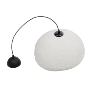 glo-204-0176-204_0176_010 GLOBOSTAR® STONE 204-0176 ΜΟΝΤΕΡΝΟ ΚΡΕΜΑΣΤΟ ΦΩΤΙΣΤΙΚΟ ΟΡΟΦΗΣ ΜΕ ΝΤΟΥΙ 1 X E27 AC 220-240V IP20 - ΛΕΥΚΟ - Μ31.5 X Π35 X Υ26CM