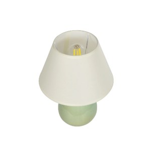 glo-204-0182-204_0182_5 GLOBOSTAR® CESTA 204-0182 ΜΟΝΤΕΡΝΟ ΕΠΙΤΡΑΠΕΖΙΟ ΦΩΤΙΣΤΙΚΟ ΠΟΡΤΑΤΙΦ ΜΕ ΝΤΟΥΙ 1 X E27 AC 220-240V IP20 - ΛΑΔΙ & ΜΠΕΖ - Μ17 X Π17 X Υ23CM